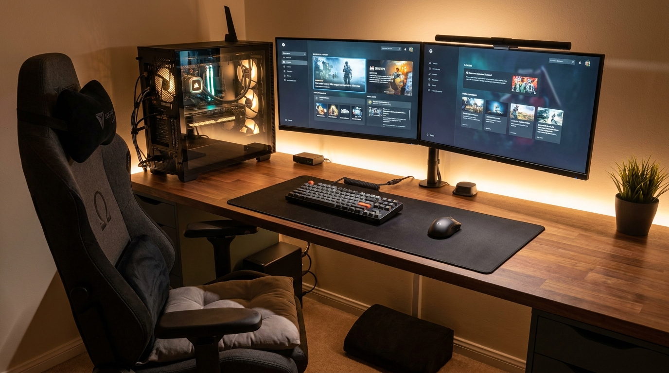 なぜデスク環境を整えるとゲームの満足度が大きく変わるの？