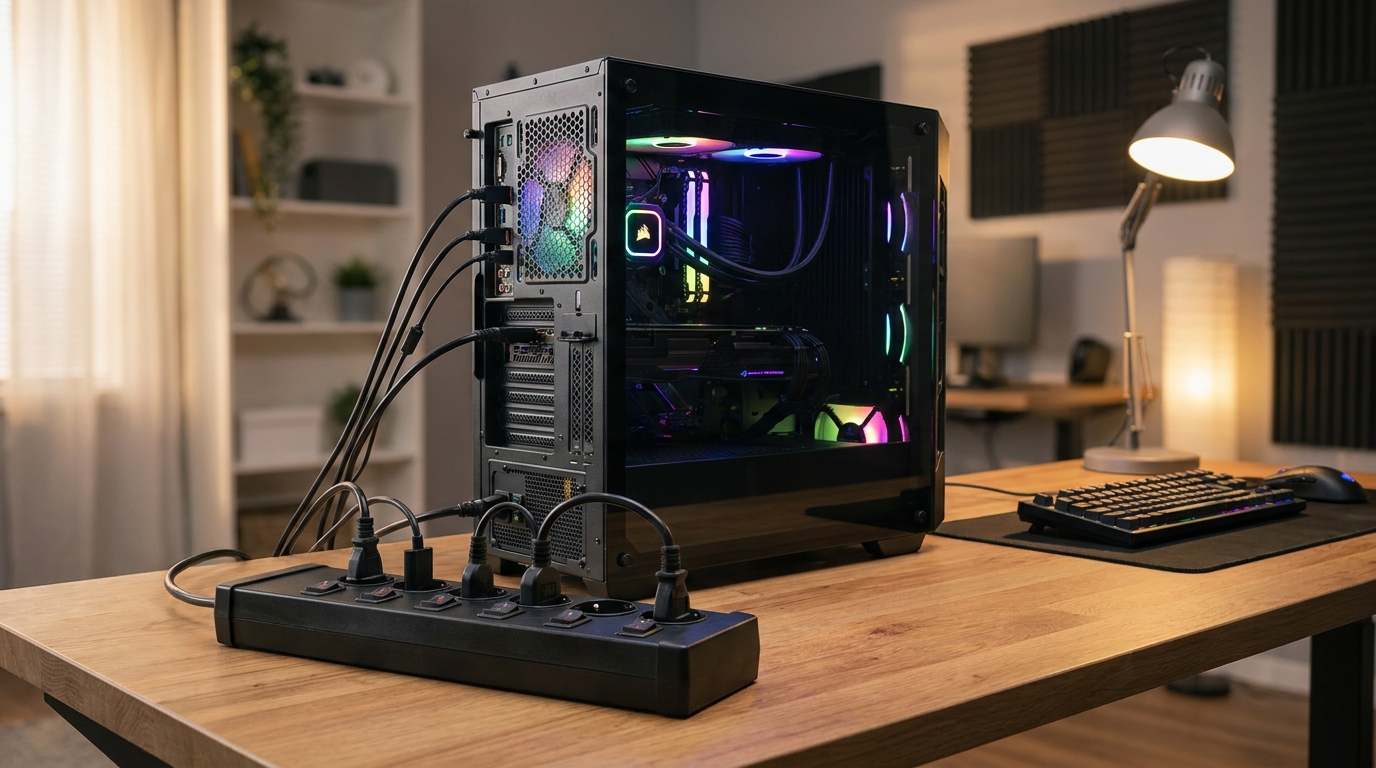 ゲーミングPCに電源タップを使用しても大丈夫？