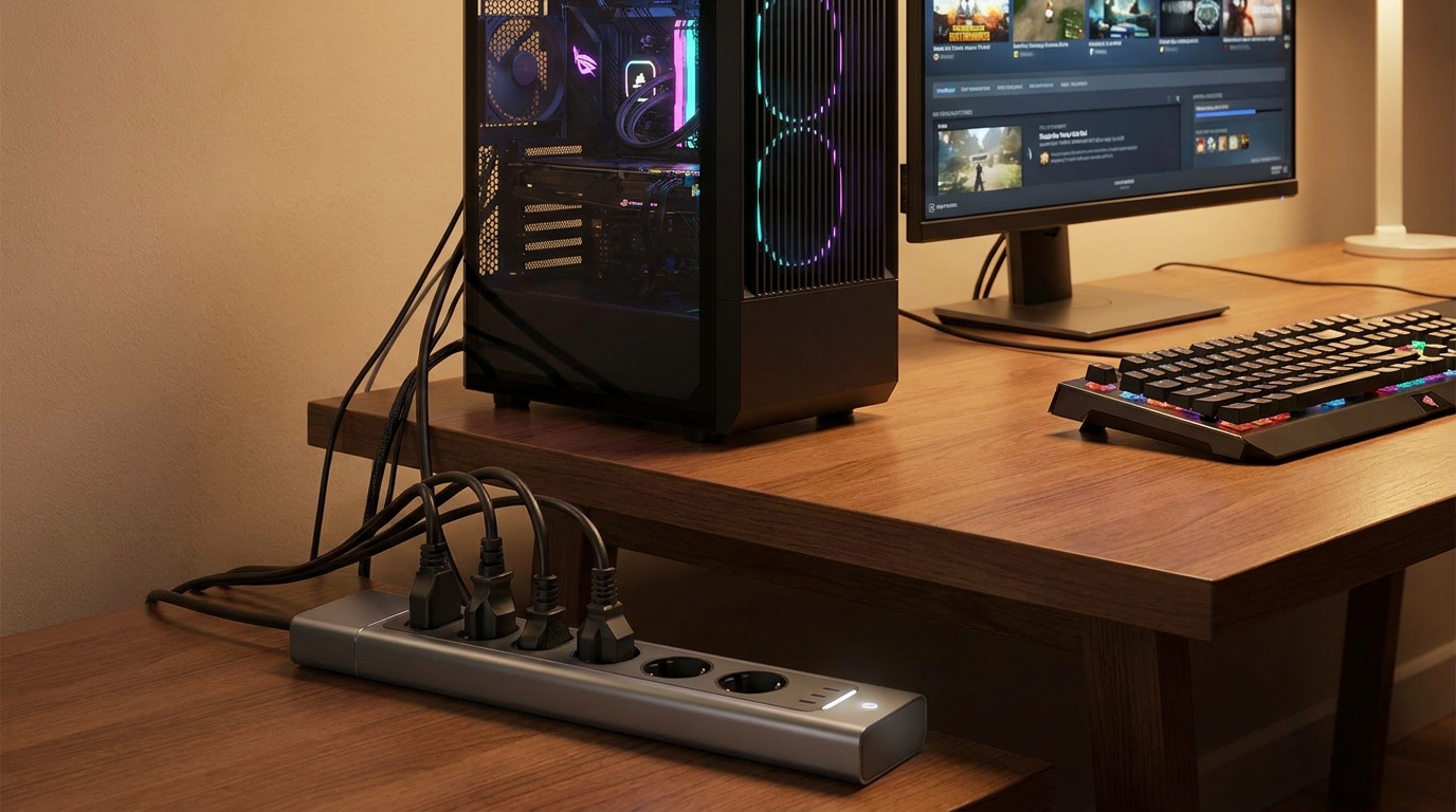 ゲーミング環境にぴったりな電源タップの選び方とおすすめ製品
