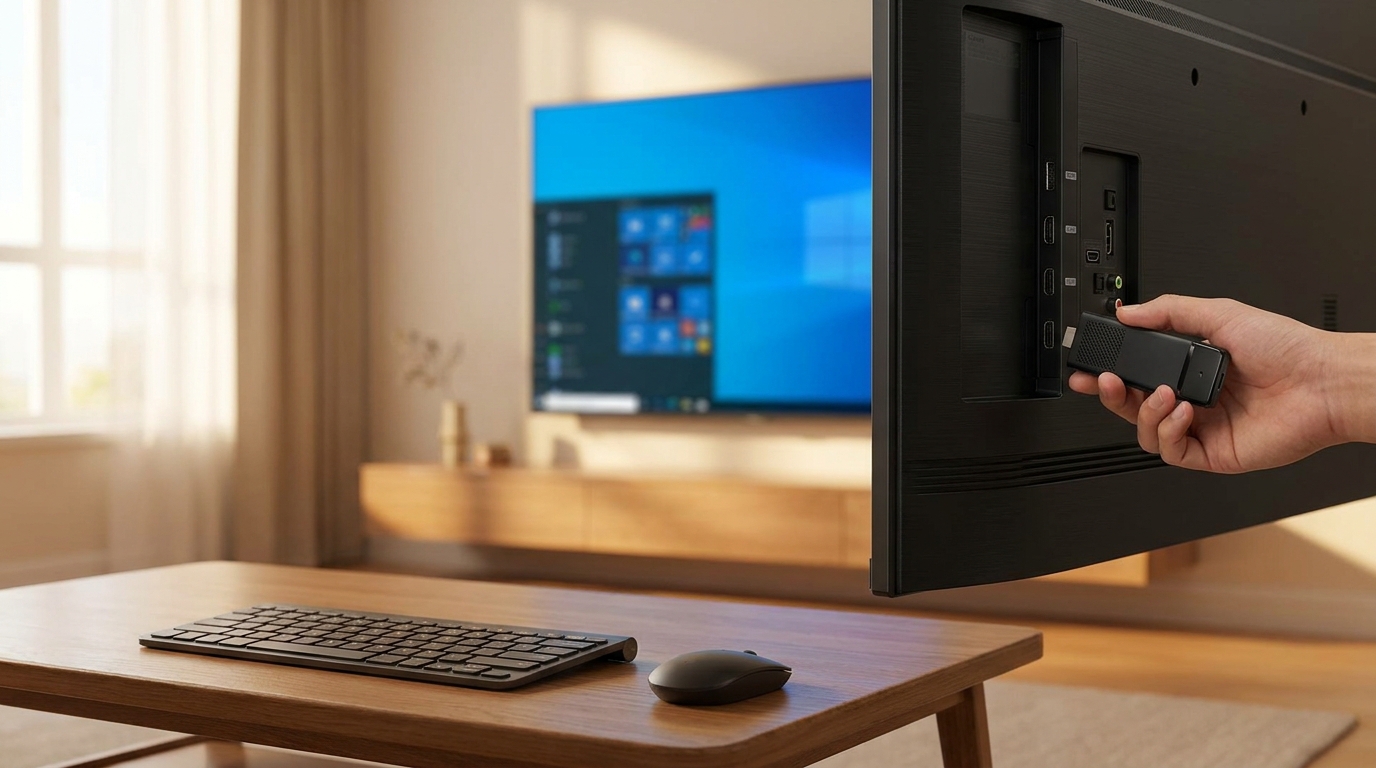 テレビやモニターに挿すだけで使える！超小型パソコンの正体とは？