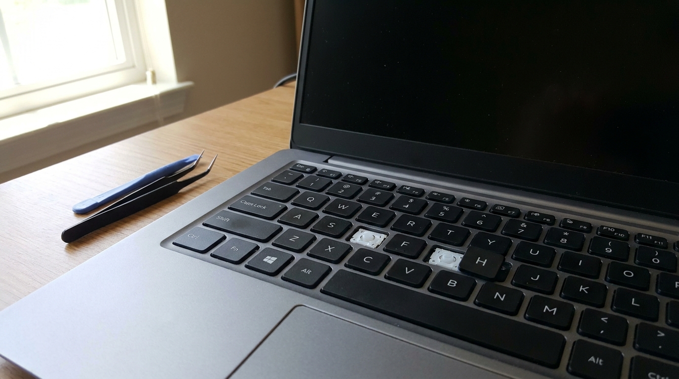 ノートpcのキーボードが外れた時の具体的な対処法と予防策