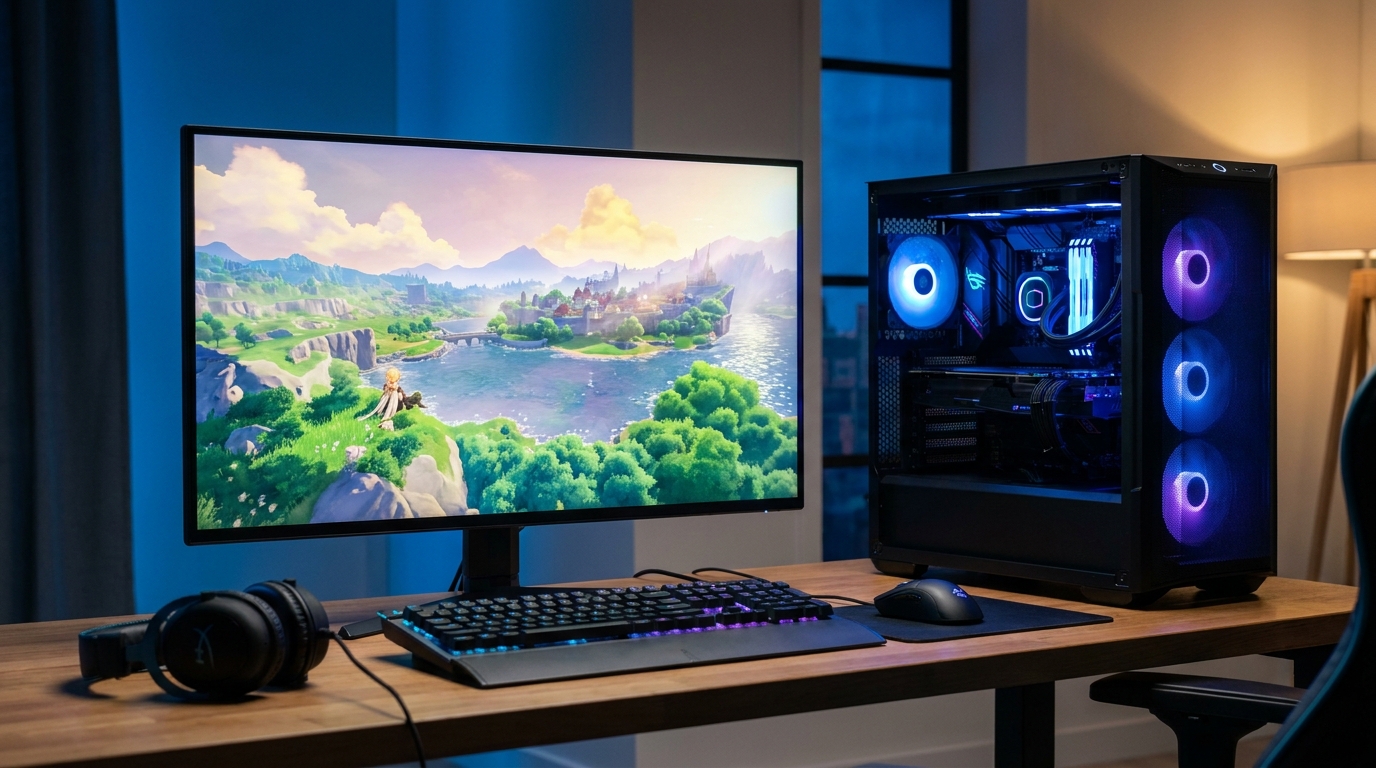 ゲーミングpcで原神を快適に遊ぶための理想的なスペック