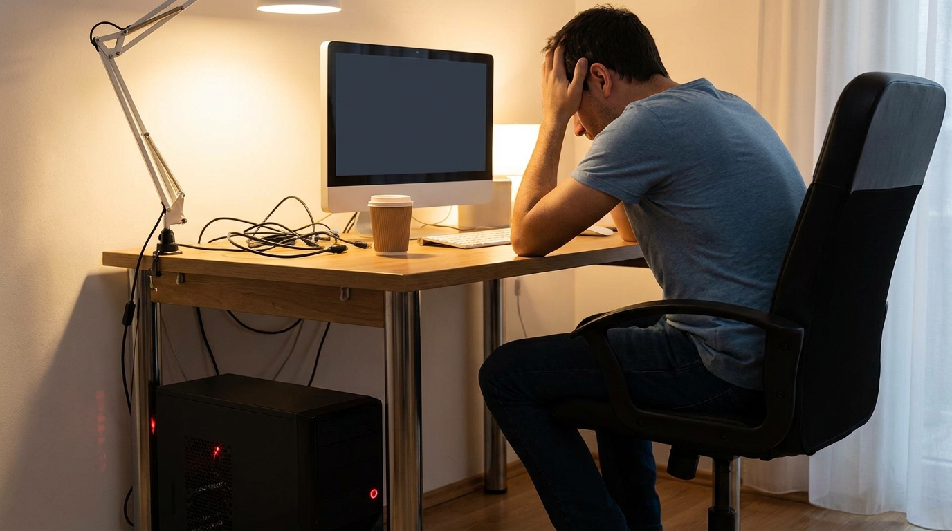 パソコンが突然落ちるのは防衛本能が働いているサインです