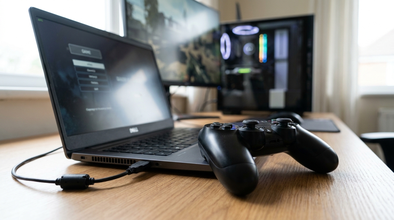 ps4のコントローラはpcでも簡単に使えます