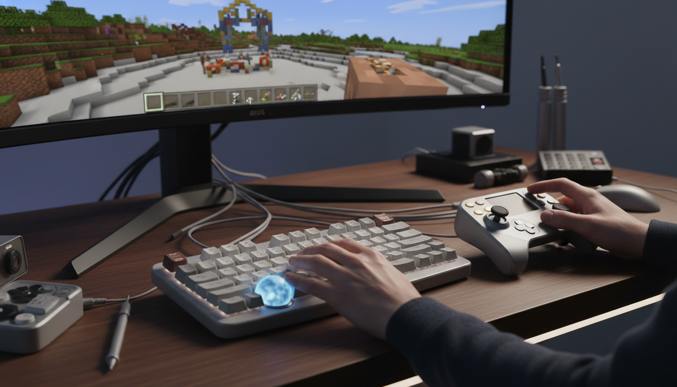 マイクラのPC操作をマウスなしで快適にする便利ツール
