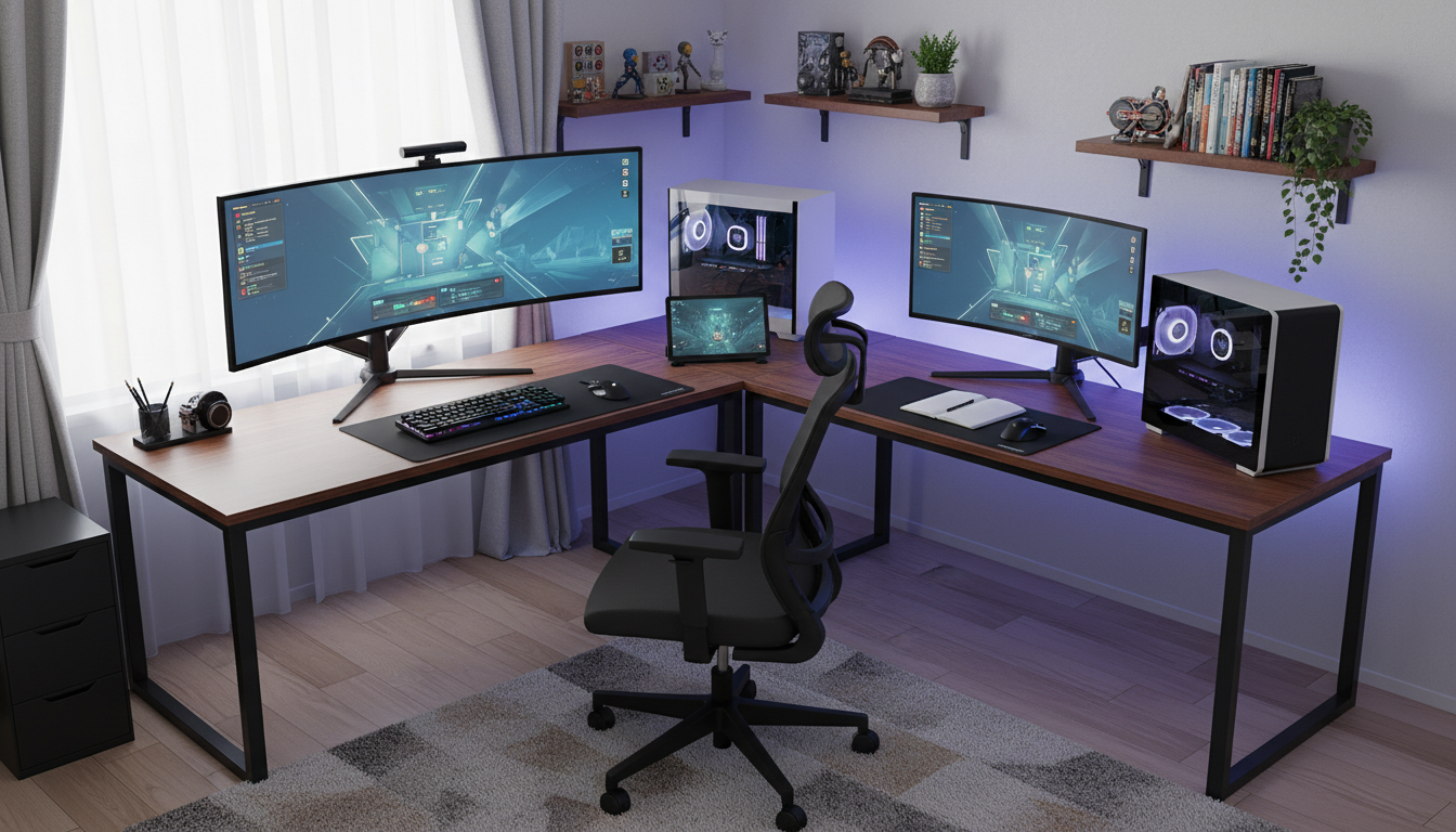 pc部屋レイアウト6畳の実例アイデア集