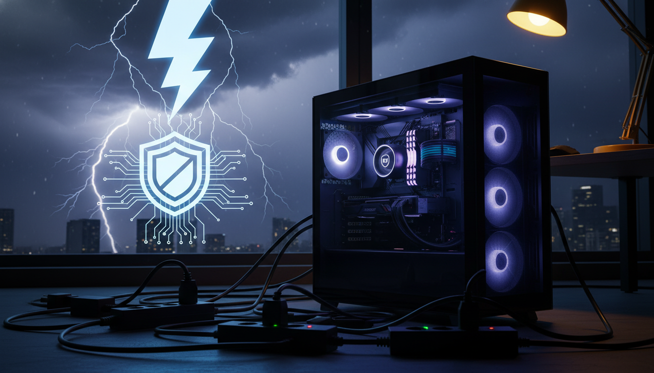 ゲーミングpcの雷対策で最初に知るべきこと
