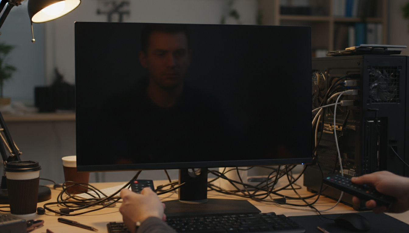 pcモニターが突然映らないときの対処法