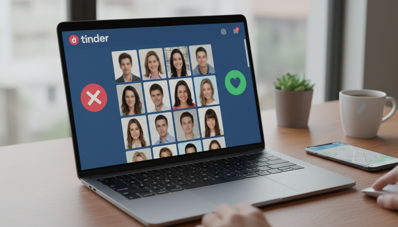 Tinder PC版の始め方と基本操作
