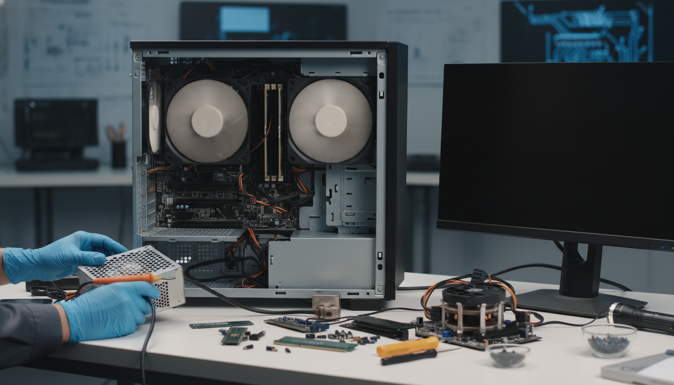pc起動しないファンは回る時の原因