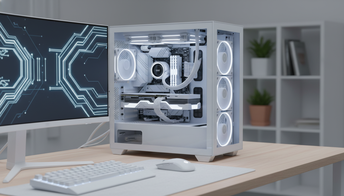 自作PC白のパーツ選びと組み方