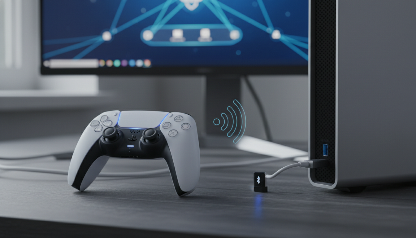 ps5コントローラーをPCへ無線接続する手順と対策
