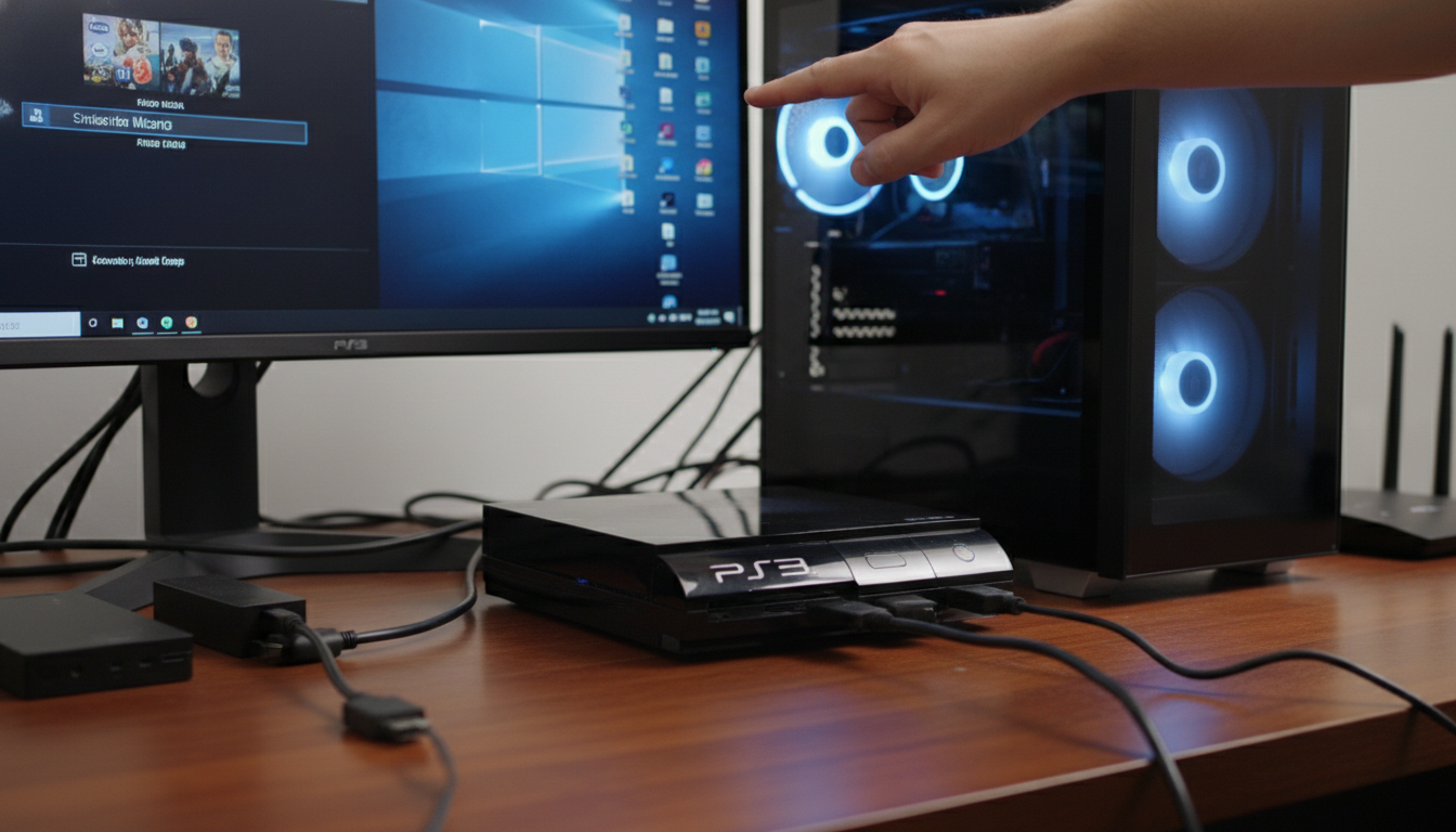 ps3 pc接続で最初に決めること