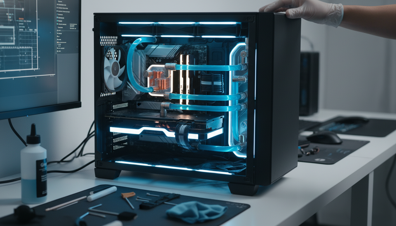 pc水冷メンテナンスの手順と注意点