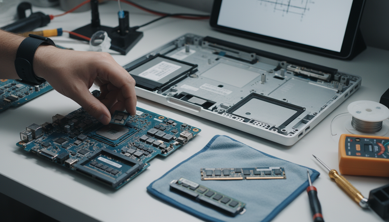 ノートpcの自作とベアボーンの基礎