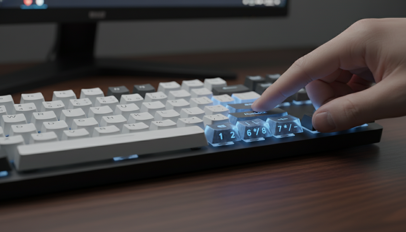 pcキーボードが数字になる原因はNumLock