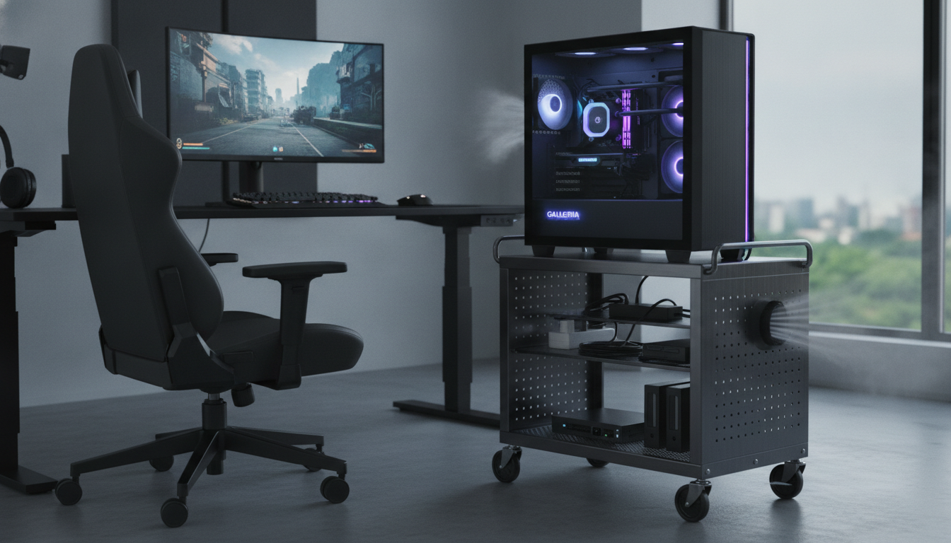 pcワゴンガレリアの置き方と活用アイデア