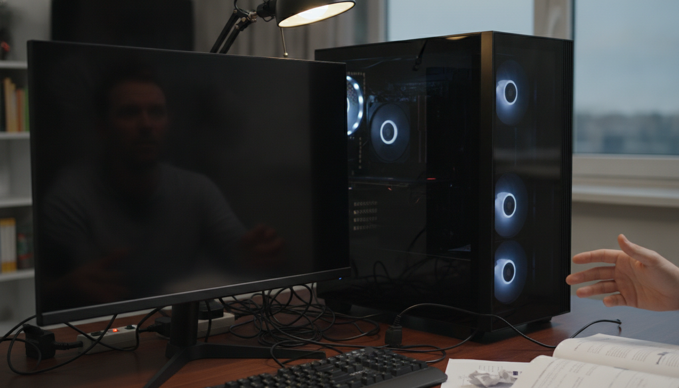 pc黒い画面のままを直す手順と判断