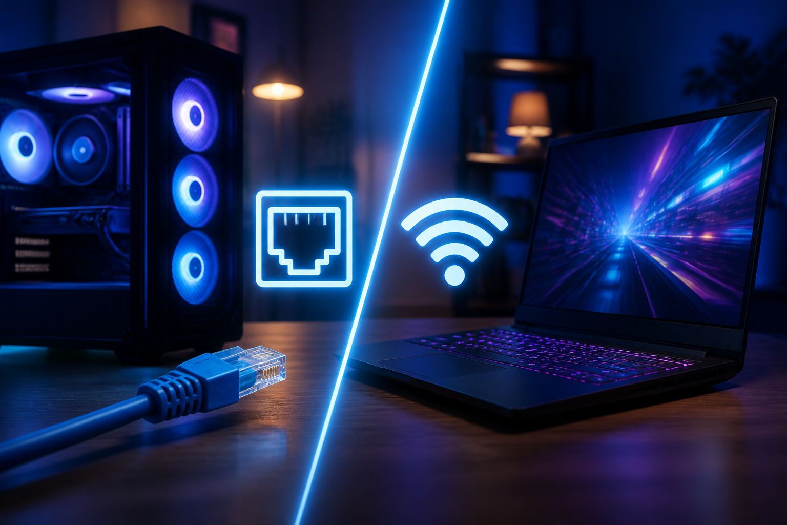 ゲーミングpcでWiFiと有線の違いを知る