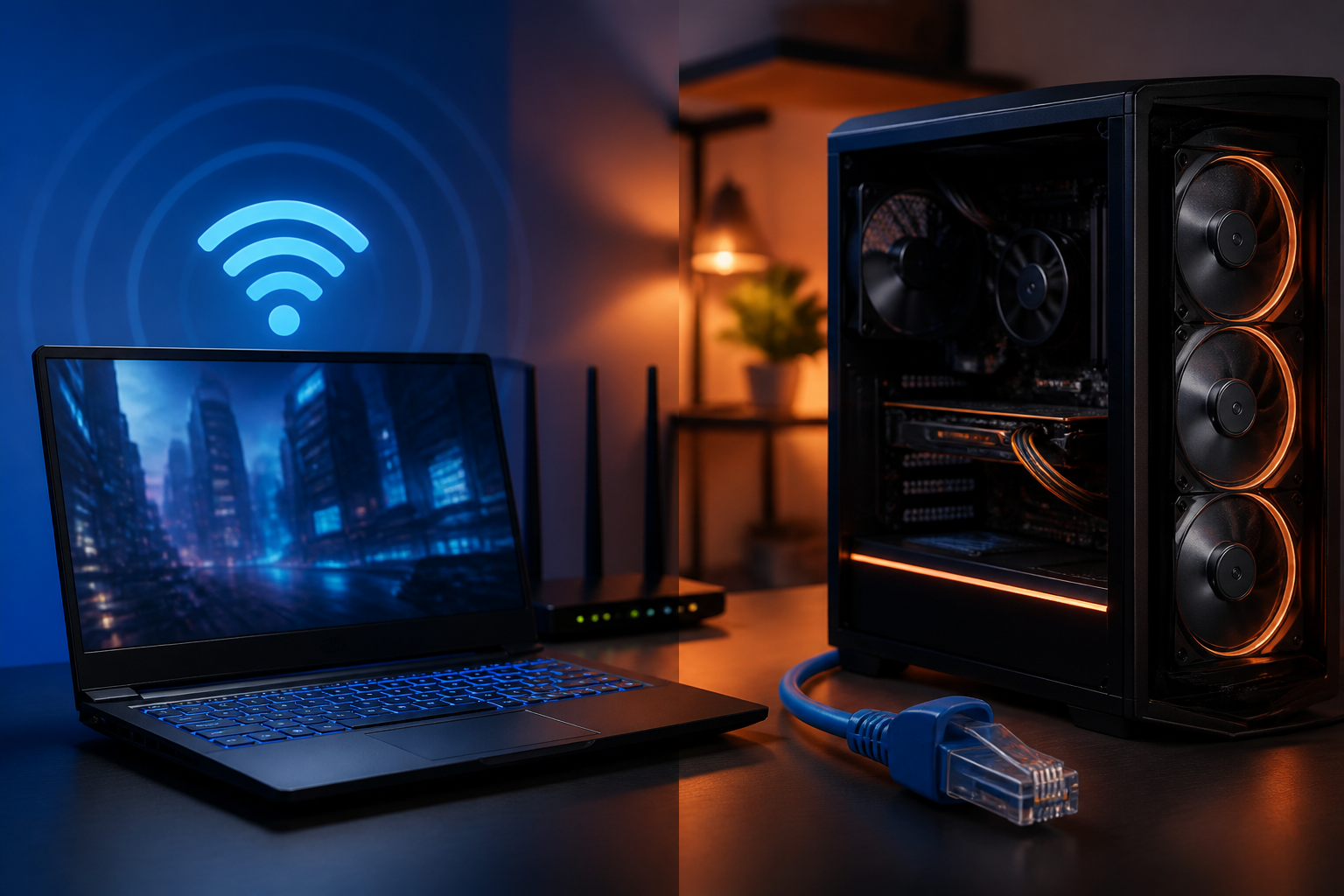 ゲーミングpcでWiFiと有線を選ぶ方法