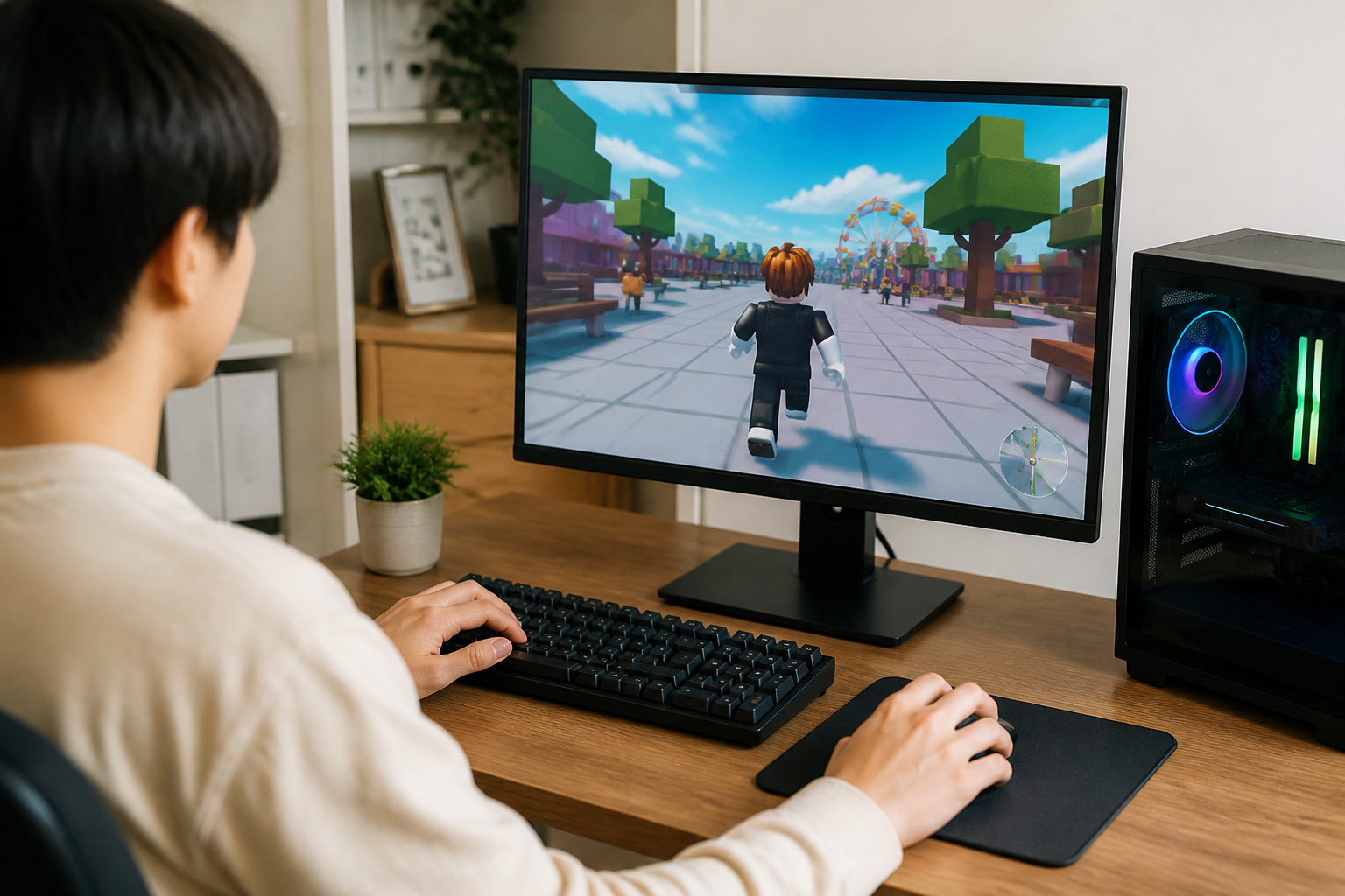 ロブロックスのPC操作方法で迷いやすい点