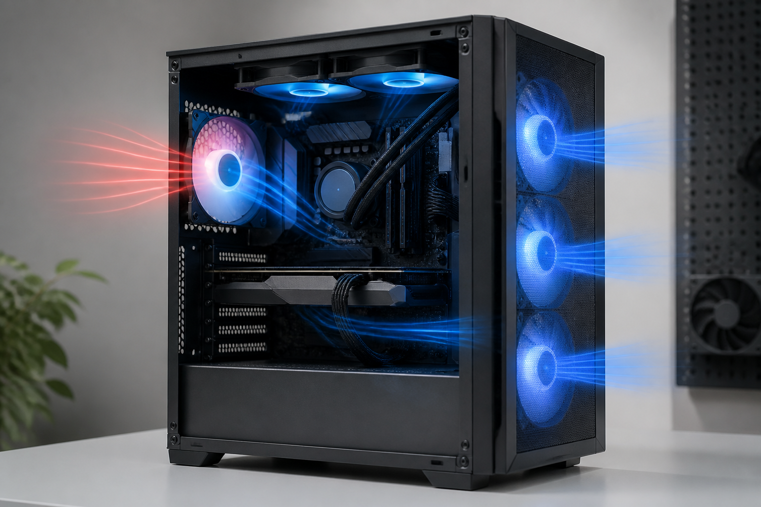PCケースファンの向きを決める基本ルール