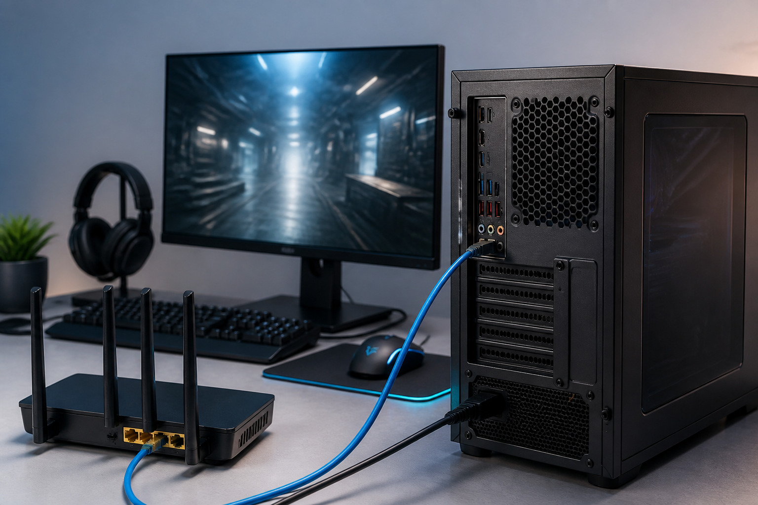 ゲーミングPCの有線LANがつながらない場合の確認方法