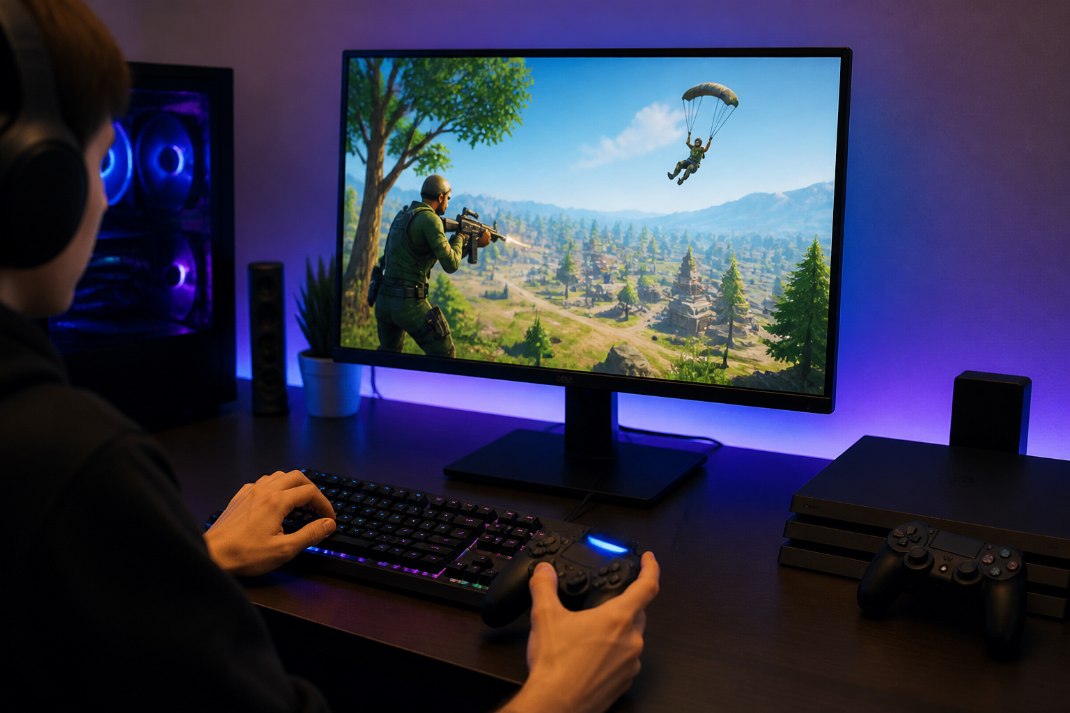 PCとPS4で一緒に遊ぶ前の版とアカウントの確認