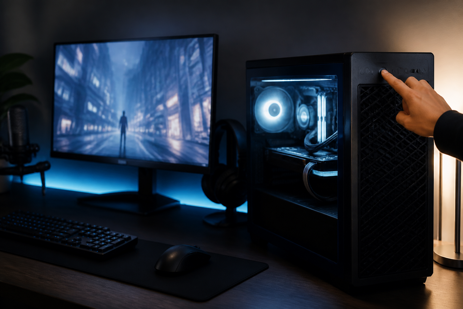 ゲーミングPCの電源を切る基本と正しい手順