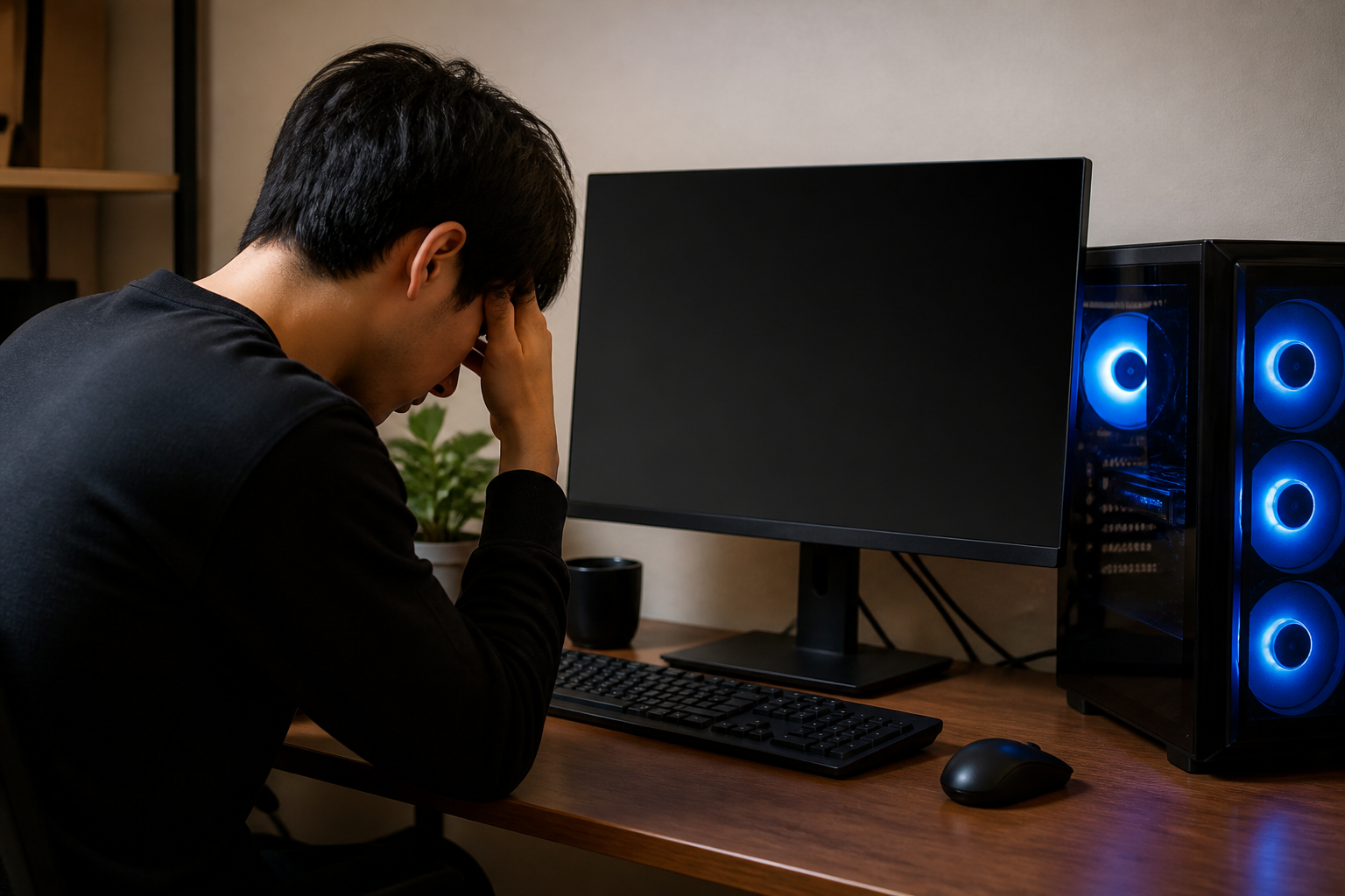 pcが勝手に再起動するときの対処法